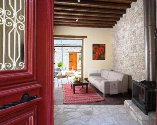 Redblue Door Two Traditional Listed Houses Pano Lefkara Luaran gambar